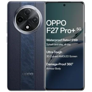 OPPO F27 Pro+ 5G (Midnight Navy, 8GB RAM, 256GB Storage) | 6.7″ FHD+ AMOLED Toughest 3D Curved Display|64MP AI Featured Camera|IP69 | 67W SUPERVOOC